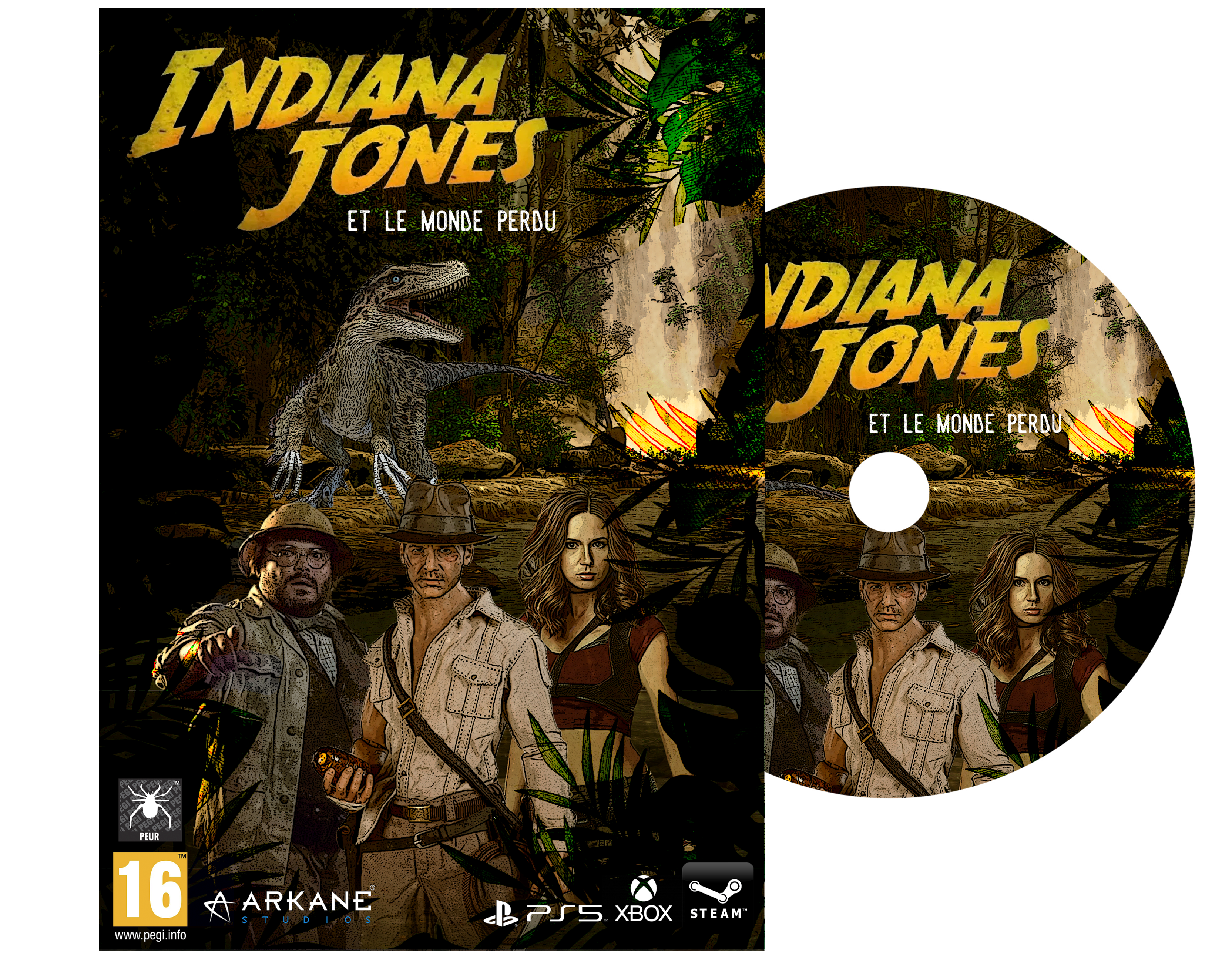 disque + jaquette Indiana Jones