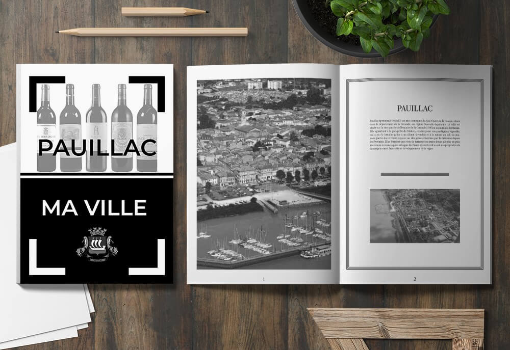 Brochure et dépliant de la ville de Pauillac