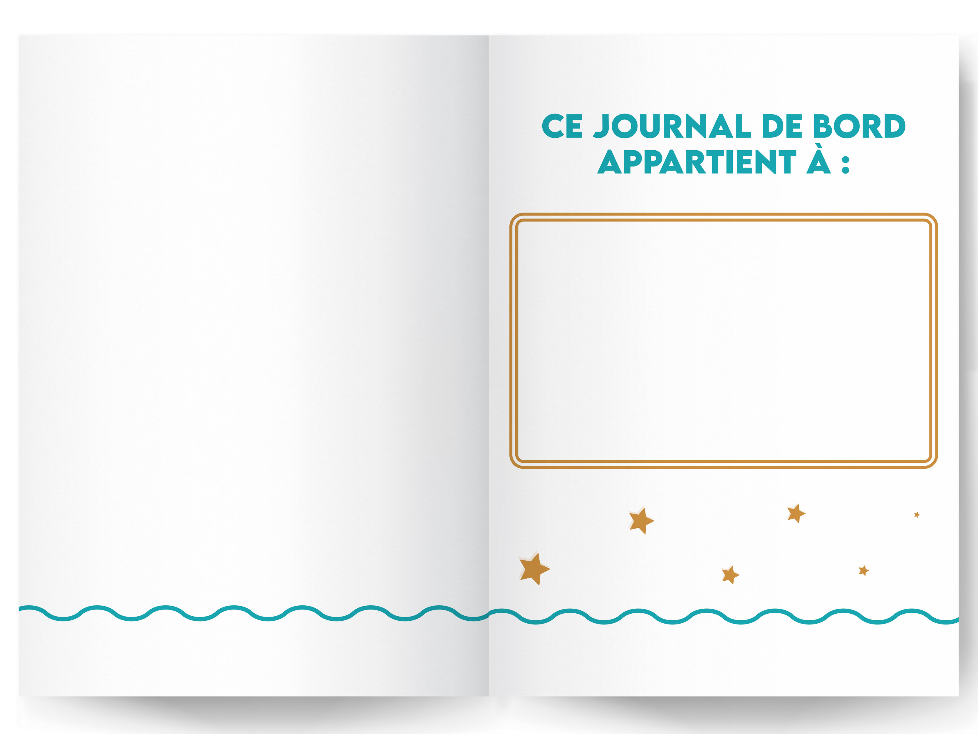 Page 2-3 Journal de bord pour enfants